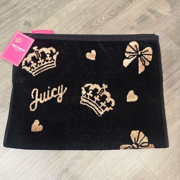 Juicy Couture Home Signature Logo Crown & Bow Hand Towel - Picture 5 of 7